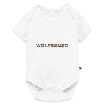 Wolfsburg Hund - Baby Premium Kurzarmbody - Weiß - Vorne