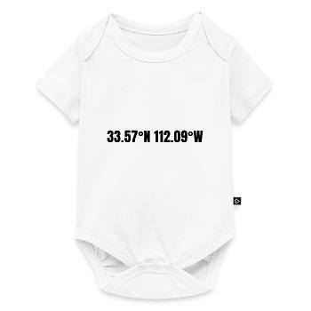 Coordonnées de Phoenix, Arizona, États-Unis - Body à manches courtes Premium Bébé - blanc - Devant
