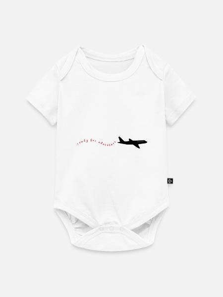 readyforadventure - Baby Premium short-sleeve bodysuit - white