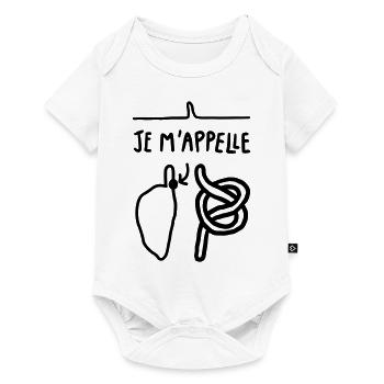 BASTIAN - Body à manches courtes Premium Bébé - blanc - Devant