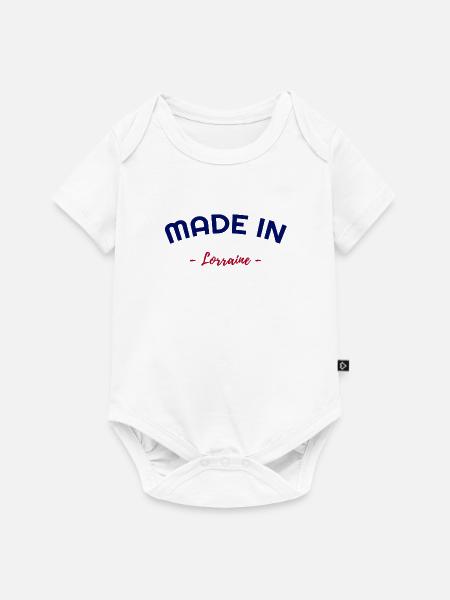Made In Lothringen - Baby Premium Kurzarmbody - Weiß