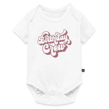 Birthday Crew Matching Group Birthday Party Outfit - Baby Premium short-sleeve bodysuit - white - Front