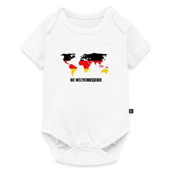 Germany: The do-gooder policy - Baby Premium short-sleeve bodysuit - white - Front