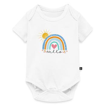 Rainbow - Baby Premium short-sleeve bodysuit - white - Front