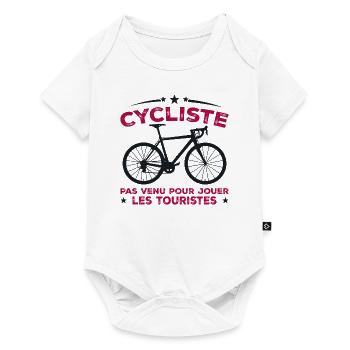 Cyclist Gift Personalized Humor - Baby Premium short-sleeve bodysuit - white - Front