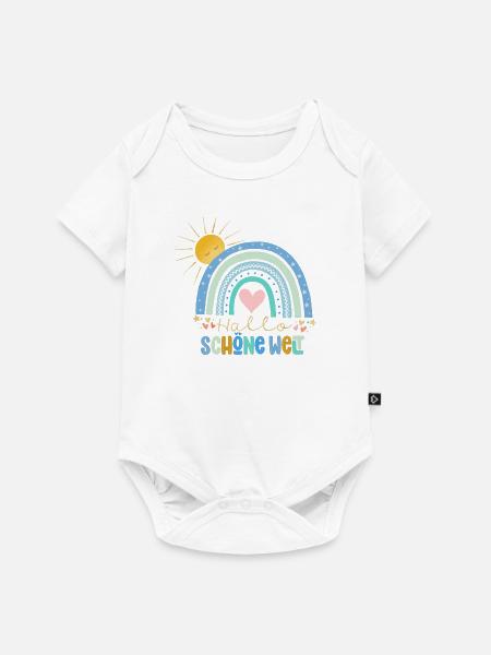 Hello world - Baby Premium short-sleeve bodysuit - white