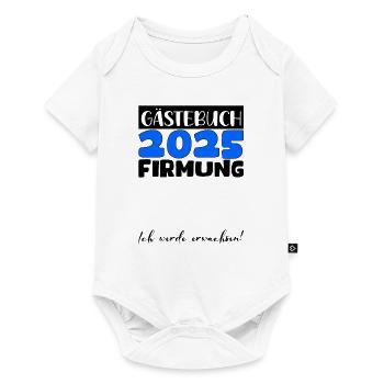 Confirmation 2025 Guest Book Gift Girls Boys - Baby Premium short-sleeve bodysuit - white - Front