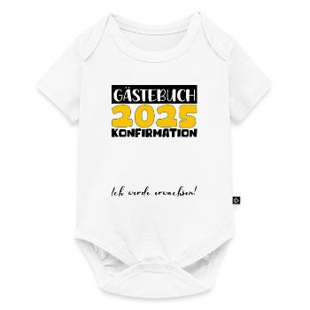 Confirmation 2025 Guestbook Decoration Girls Boys - Baby Premium short-sleeve bodysuit - white - Front