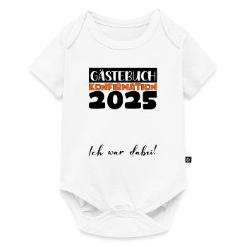Confirmation 2025 Guest Book Decoration Girls Boys - Baby Premium short-sleeve bodysuit - white - Front