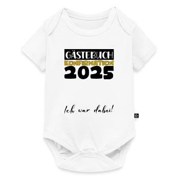 Confirmation 2025 Guest Book Decoration Girls Boys - Baby Premium short-sleeve bodysuit - white - Front