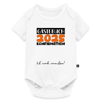 Confirmation 2025 Guestbook Decoration Girls Boys - Baby Premium short-sleeve bodysuit - white - Front