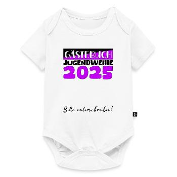 Jugendweihe 2025 Guestbook Gift Girls Boys - Baby Premium short-sleeve bodysuit - white - Front
