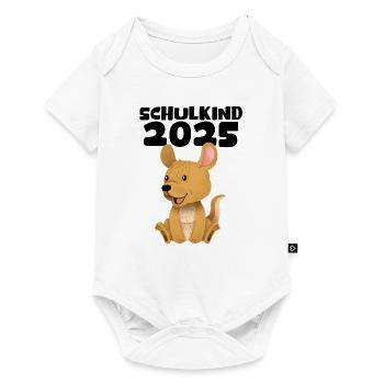 Écolier 2025 Inscription des jeunes filles à l’école 2025 Décoration - Body à manches courtes Premium Bébé - blanc - Devant