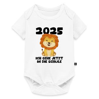 School Child 2025 Young Girls School Enrollment 2025 Decoration - Baby Premium short-sleeve bodysuit - white - Front