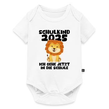 Écolier 2025 Inscription des jeunes filles à l’école 2025 Décoration - Body à manches courtes Premium Bébé - blanc - Devant