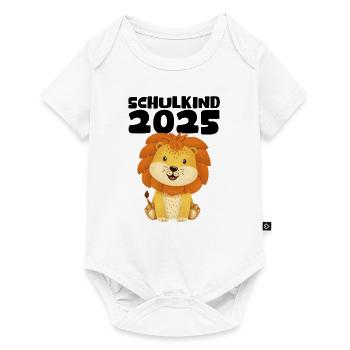 Écolier 2025 Inscription des jeunes filles à l’école 2025 Décoration - Body à manches courtes Premium Bébé - blanc - Devant