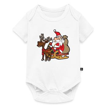 Santa Claus Christmas Santa - Baby Premium short-sleeve bodysuit - white - Front