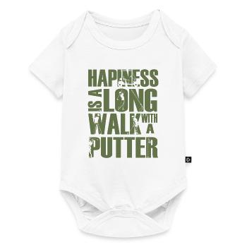 Golf Geschenk Witz Golfspieler Golfer - Baby Premium Kurzarmbody - Weiß - Vorne
