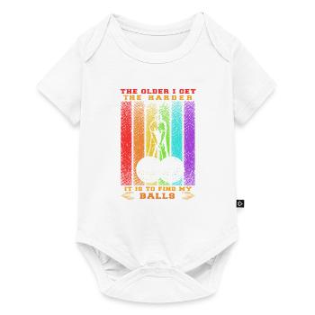 Golf Geschenk Witz Golfspieler Golfer - Baby Premium Kurzarmbody - Weiß - Vorne