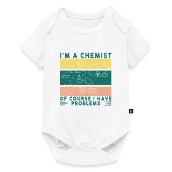 Chemie Lehrer Wissenschaftler Chemieker - Baby Premium Kurzarmbody - Weiß - Vorne