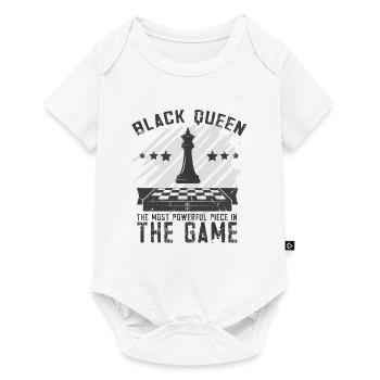Lusitger Schachspieler Spruch I Schach - Baby Premium Kurzarmbody - Weiß - Vorne