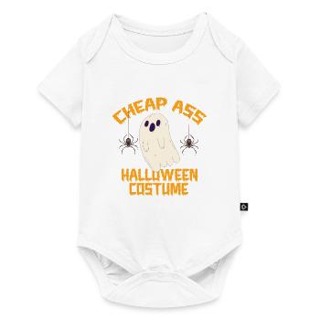 Grusel Halloweenspruch Spruch Halloween - Baby Premium Kurzarmbody - Weiß - Vorne