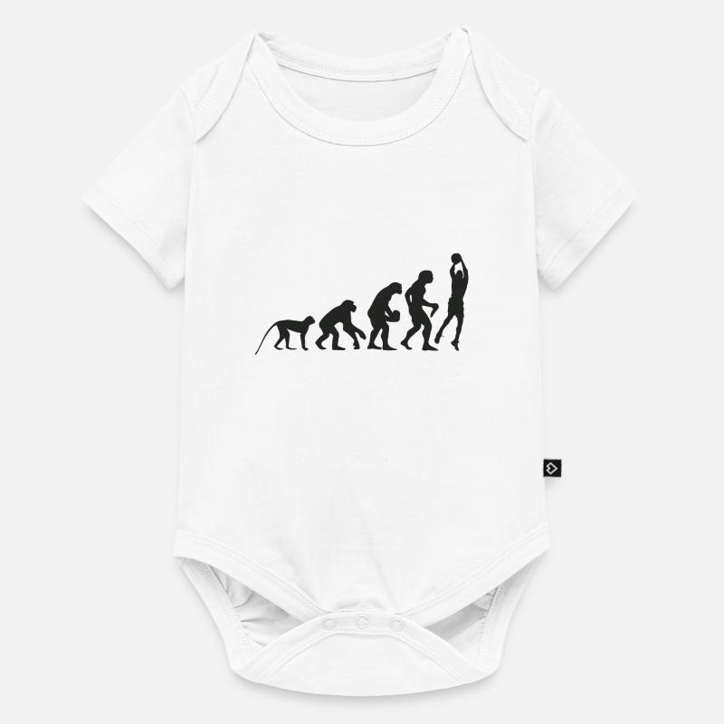Evolution Basketball - Baby Premium short-sleeve bodysuit - white