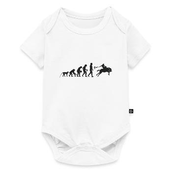 Evolution Rodeo - Baby Premium short-sleeve bodysuit - white - Front