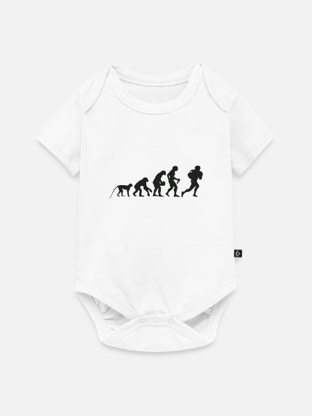 Evolution Football - Baby Premium Kurzarmbody - Weiß