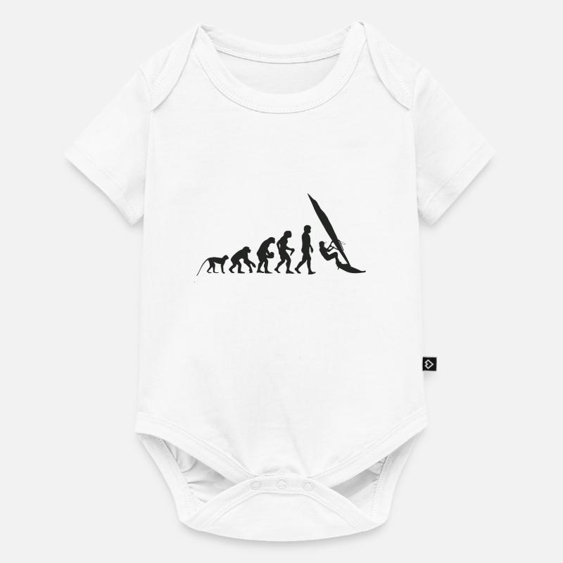 Evolution Windsurfing - Baby Premium Kurzarmbody - Weiß