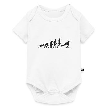 Evolution Skate - Baby Premium Kurzarmbody - Weiß - Vorne