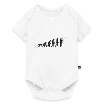 Evolution de l’enseignant - Body à manches courtes Premium Bébé - blanc - Devant