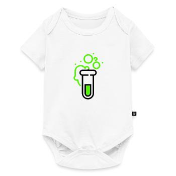 Trank mit grüner Säure - Baby Premium Kurzarmbody - Weiß - Vorne