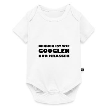 Denken Googlen - Baby Premium Kurzarmbody - Weiß - Vorne