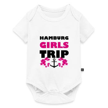 Hamburg girls trip Group Reeperbahn Party - Baby Premium short-sleeve bodysuit - white - Front