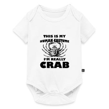 crabe - Body à manches courtes Premium Bébé - blanc - Devant