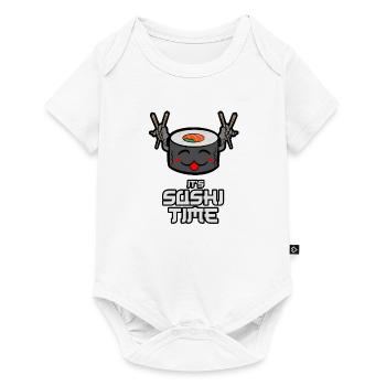 C'est l'heure de Shushi - Body à manches courtes Premium Bébé - blanc - Devant