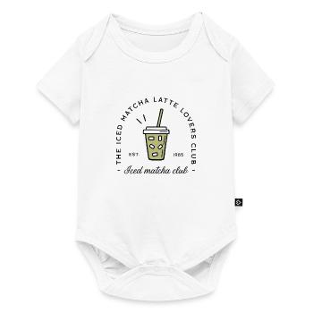 Iced matcha latte lovers - Baby Premium short-sleeve bodysuit - white - Front