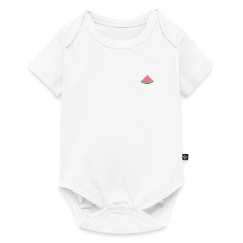 Frisches Wassermelonen Motiv Geschenk Idee - Baby Premium Kurzarmbody - Weiß - Vorne