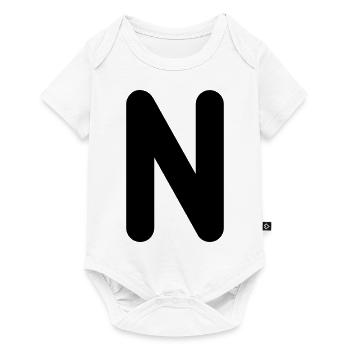 n - Baby Premium Kurzarmbody - Weiß - Vorne