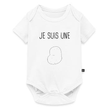 Je suis une patate - Body à manches courtes Premium Bébé - blanc - Devant