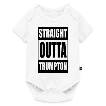 Straight Outta Trumpton - Baby Premium short-sleeve bodysuit - white - Front