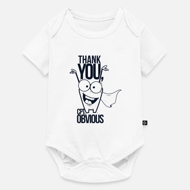 Merci - merci! - Body à manches courtes Premium Bébé - blanc