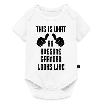 Awesome grandad - Baby Premium short-sleeve bodysuit - white - Front