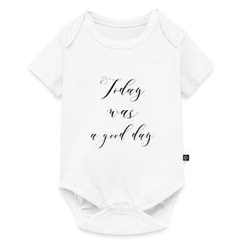 Today was a good day - Baby Premium short-sleeve bodysuit - white - Front