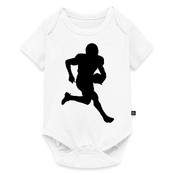 American Football - Baby Premium Kurzarmbody - Weiß - Vorne