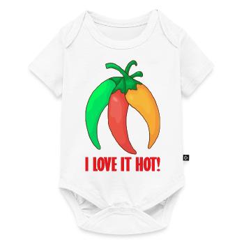 Chilli pepper hot pepper chili pepper hot food - Baby Premium short-sleeve bodysuit - white - Front