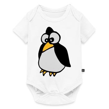 pingouin - Body à manches courtes Premium Bébé - blanc - Devant