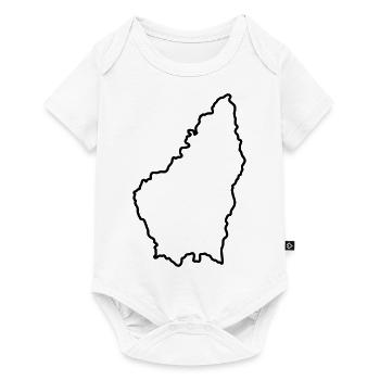 Ardèche couleur - Body à manches courtes Premium Bébé - blanc - Devant