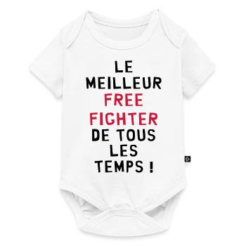 Free Fight / MMA / Free-Fight / UFC / Fighter - Body à manches courtes Premium Bébé - blanc - Devant